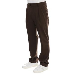 PANTALONE WIDE LEG MARRONE